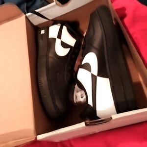 Nike Black and White Kids Sneakers